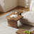 Mid Century Modern Wood Coffee table for livingroom,  free adjustable Side Table, 2 Pieces-1738661339