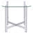 Linda Chrome 3-piece Coffee Table Set