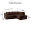 Jumbo Cord Upholstered Corner Sofa Small Back Cushion with Foot Stool -468277973-444416637