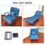 Chaise pliante multifonctionnelle avec tissu de haute qualité et éponge confortable, parfaite pour les petits espaces et les besoins divers