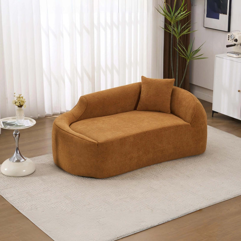 Chaise longue longue à compression Compression, Orange