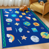 Tapis 5 pi x 7 pi Crayola