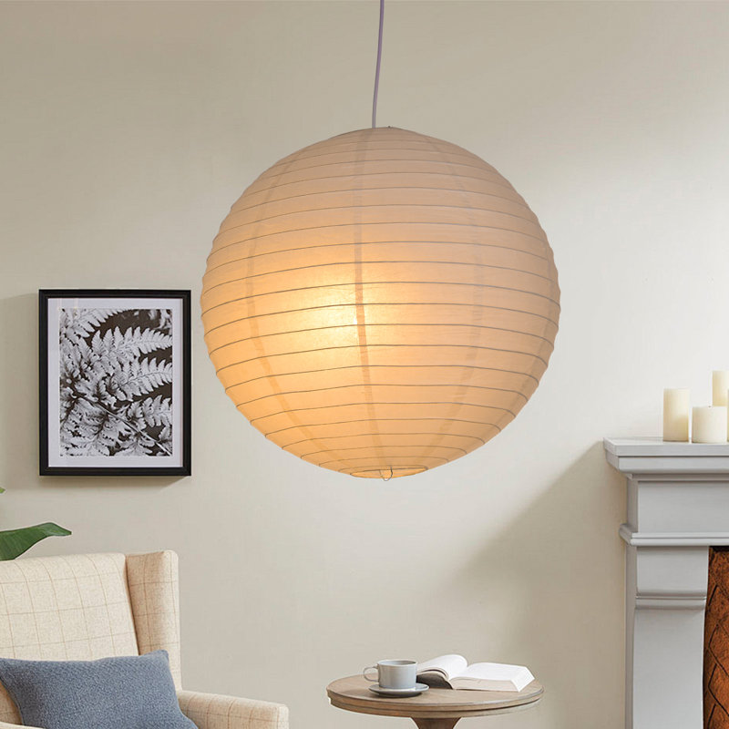 Ameira 1 - Light Sphere Pendant, 98.43cm H x 19.69cm W x 19.69cm D