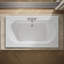 Memoirs 72" x 42" Drop In Soaking Acrylic Bathtub-935398227