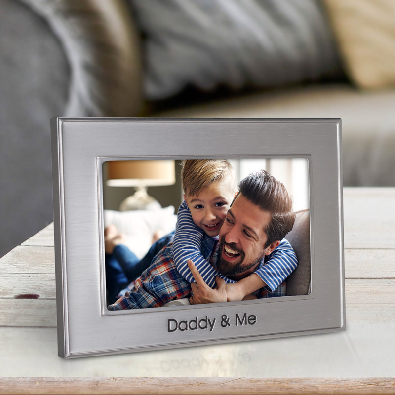 4 x 6 DADDY & ME estampé en métal