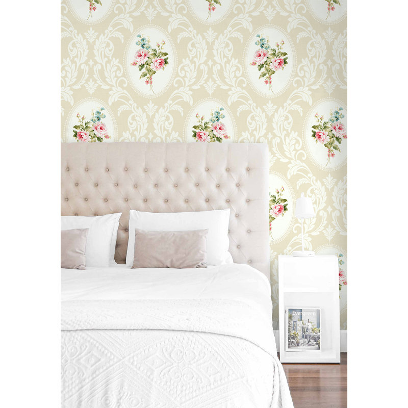 Rouleau de papier peint L 33 pi x l 20,5 po, Beige