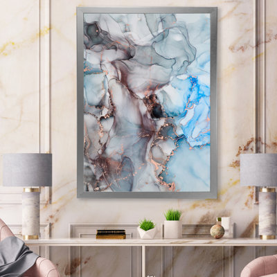 " Grey Tender Liquid Art "