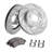 Drilled Slotted Front Brake Rotors Pads Kit for Chevy Traverse GMC Acadia