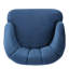 Velvet Armchair In Mid-Century Modern Style With Support Elegant Club Chair Fabric And Elegance