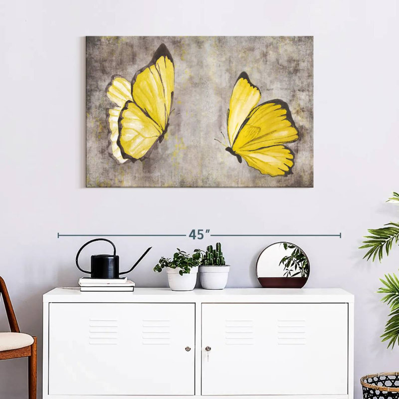 Treillis feuilles d'or sur toile, H 24 po x l 36 po x P 1,25 po