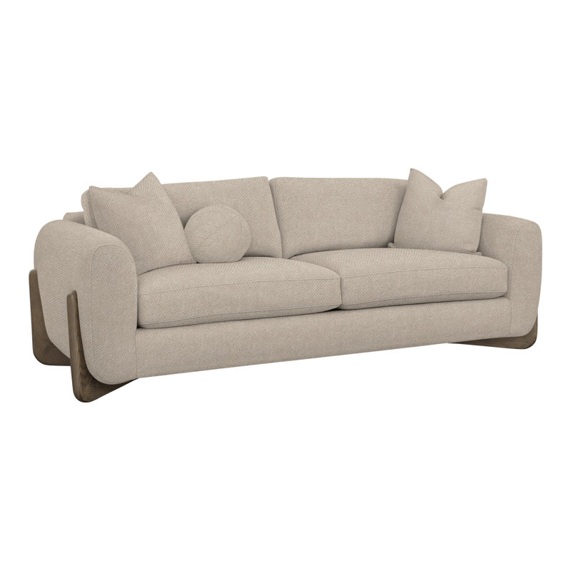 Dreamy Sofa, Perigold Banks Organza, Sesame