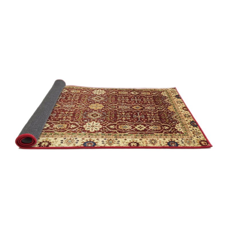 Tapis décoratif multicolore à motif abstrait, Rond 5 pi