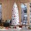 White Pencil Tinsel Artificial Christmas Tree-188617067