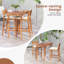 Ensemble de table rectangulaire pour l'extérieur pour table debout L 48 po pour 2 personnes Esparanza