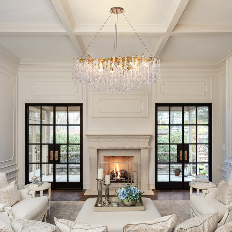 Jevonn 11 - Light Dimmable Luxury Crystal Tree Branches Chandelier