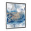 Abstrait classique bleu et or I - peinture sur toile-67380534-67380536