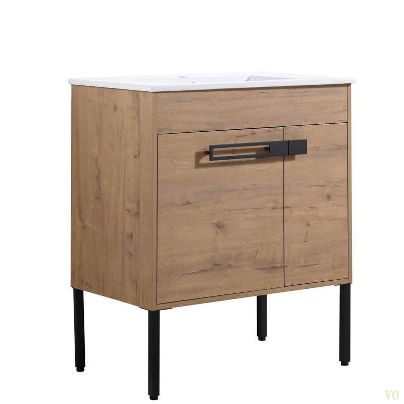 Le meuble-lavabo autoportant ou flottant de 30 pouces est optionnel. 30 * 18-00330IMO-1 (KD-Packing)