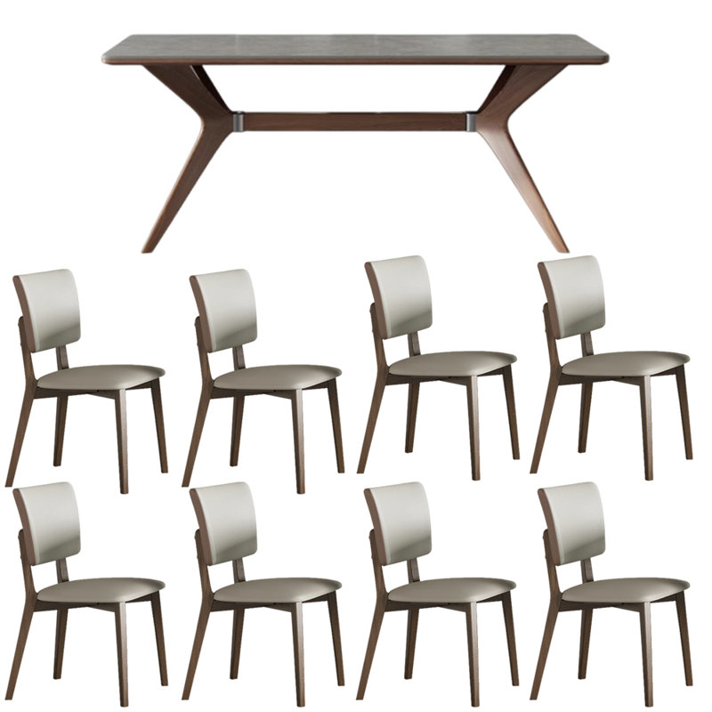 Chaise de table rectangulaire en pierre Minimalist, 9
