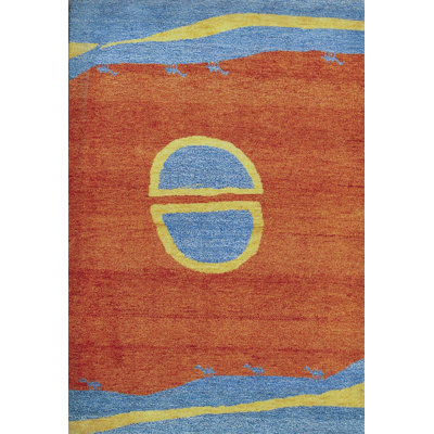 Wool Abstract Indoor Rug
