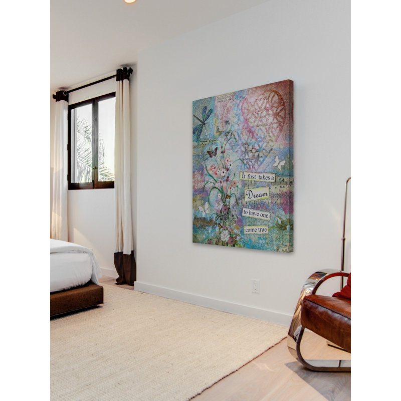 «First Dream» par Morrell, impression sur toile tendue, H 30 po x l 20 po