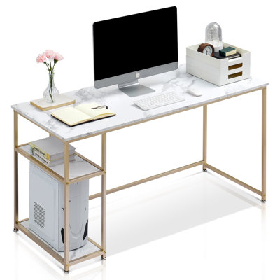 Malaak Metal Base Computer Desk