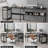 Afjol 47'' L Shaped Desk with Magic Power Outlets, USB Charging Ports and Storage Shelves-826869618