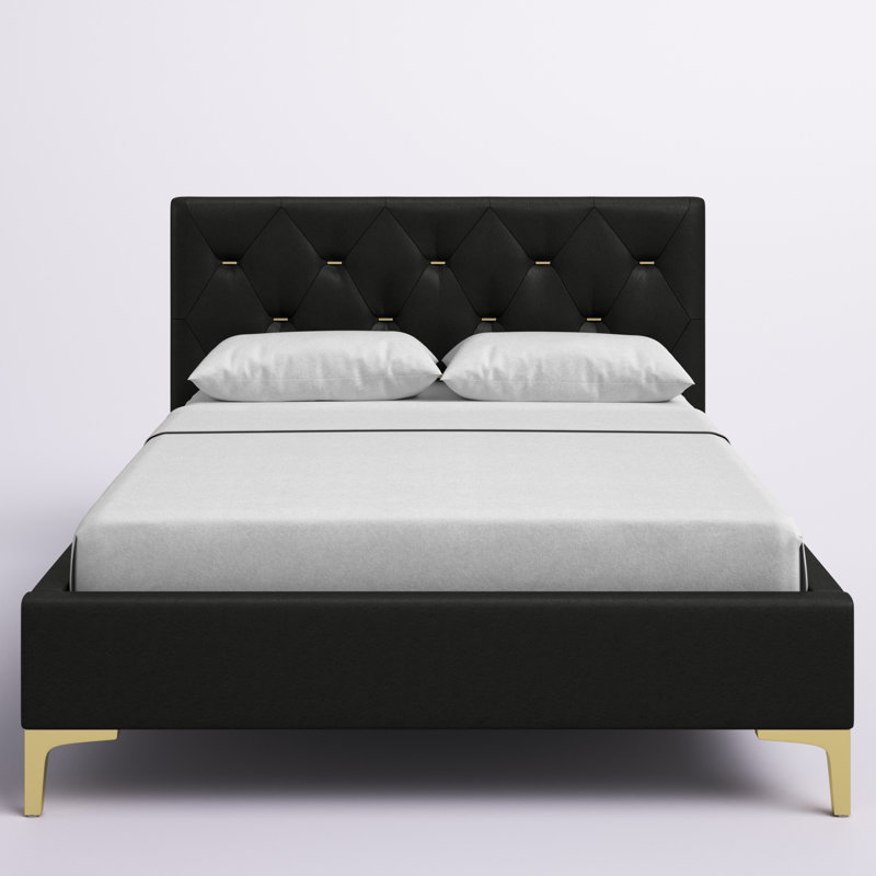 Mimi Upholstered Platform Bed, Full/Double