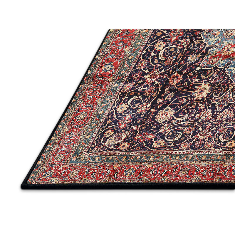 Deason Wool Oriental Indoor Rug, Rectangle 5' x 7'