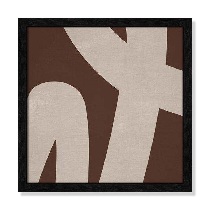 Intuitive Echo II par Marcus Prime - Art encadré avec fond perdu, Cadre à texture grain de bois noir