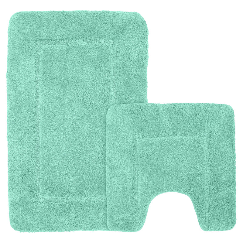 Norelle Mayfair Micro Fibre Bath Set, Seafoam