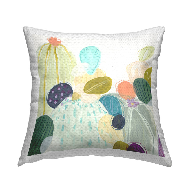 Abstract Outdoor Throw Pillow