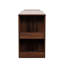 Bureau d'ordinateur avec tiroirs, rangement de bureau moderne en coin avec table extensible
