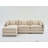 Modular Sectional Sofa, 3-Seater Sofa With Ottoman, Modern L-Shaped Sofa-1487134259