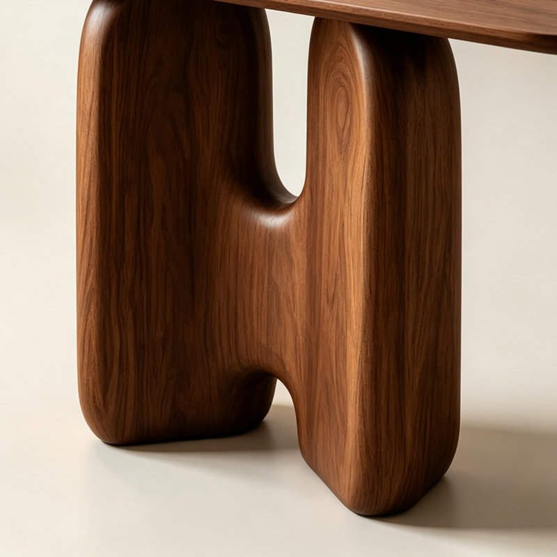 Modern multi-functional solid-color console table, 31.5" H x 62.99" W x 13.78" D, Brown, Brown, Brown