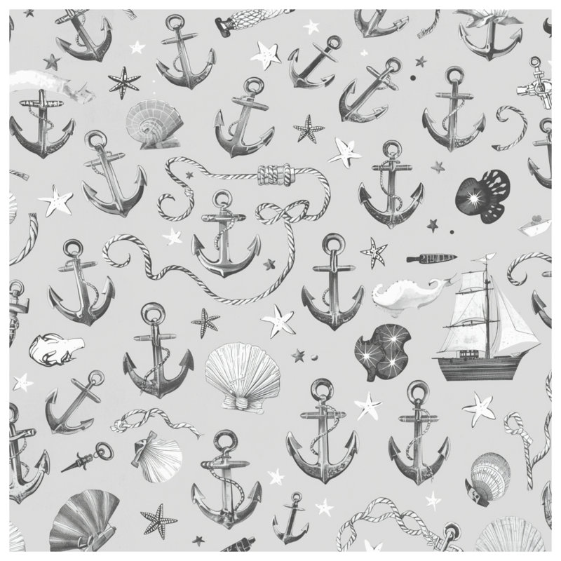 Coussins Nautical Anchor Shells, 14 X 14 pouces