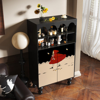 Armoire d'appoint multifonctionnelle en bois