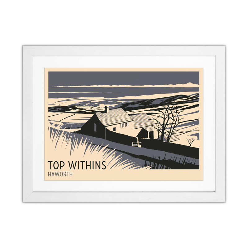 Top Withins by Richard O'Neill - Print, White Framed, 43.5cm H x 53.5cm W x 3cm D