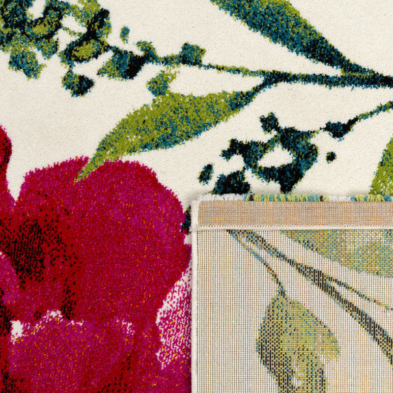 Michaelynn Floral Indoor Rug,  Rectangle 6'7" x 9'6"