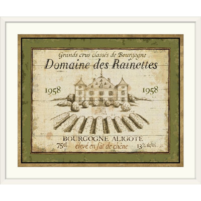 Aiva " French Wine Label III " by Daphne Brissonnet