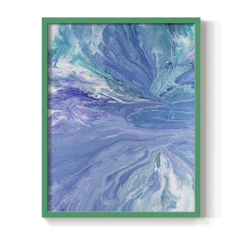 Trying to Focus Framed Print - Solid Wood, Green Single Picture Framed, 10" H x 8" W