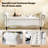 53" Length Upholstered Bench & Ottoman-825828949