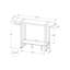 Table d'appoint, console, vestibule, étroit, canapé, salon, chambre à coucher, stratifié brun, métal noir, contemporain, moderne-124922091