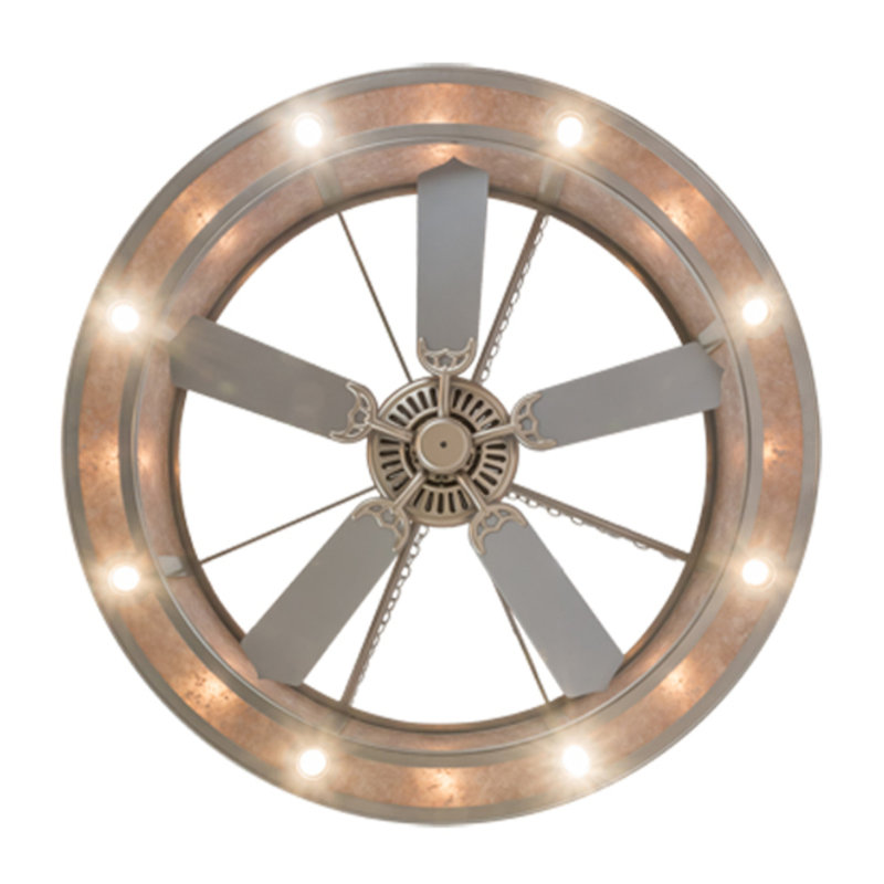 Mission Downrod Ceiling Fan