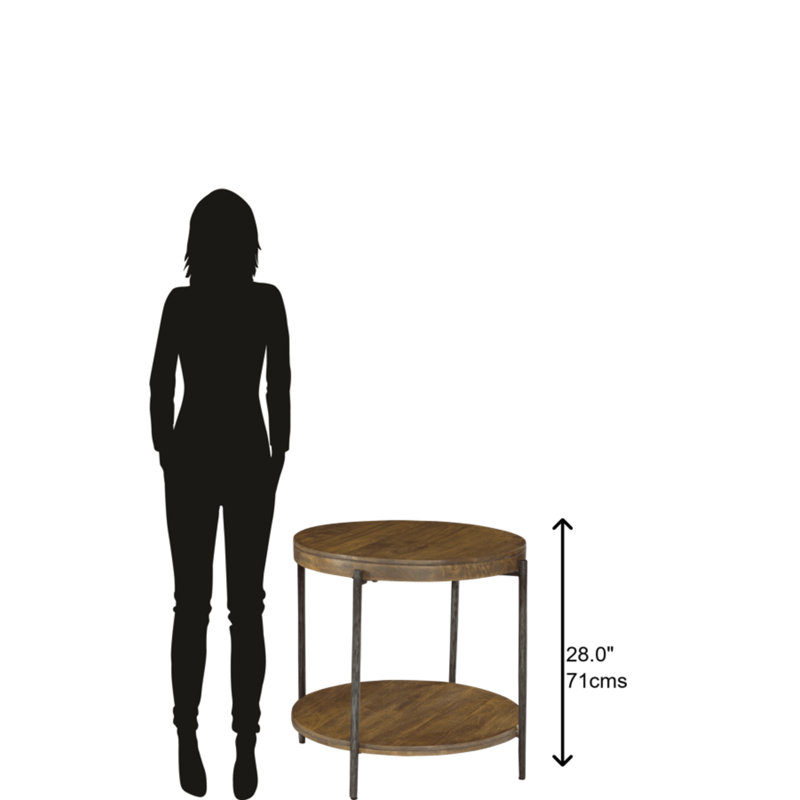 Ashley 28" Wide Round Side Table