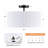 Pelayo Fabric Semi Flush Mount-169173993-169173994