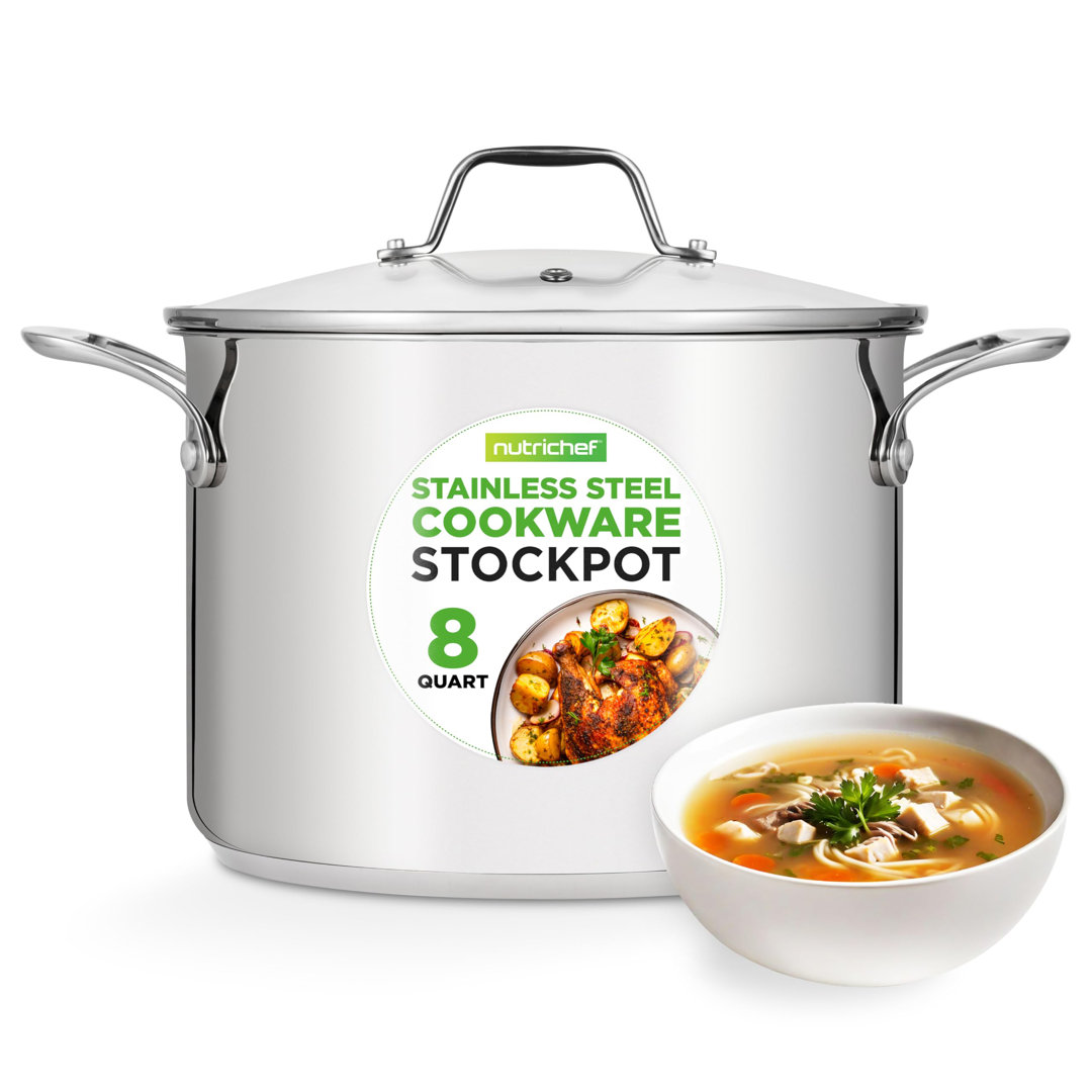 NutriChef Stainless Steel Stock Pot NutriChef 