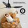 42" Smart Ceiling Fan With Lights Remote