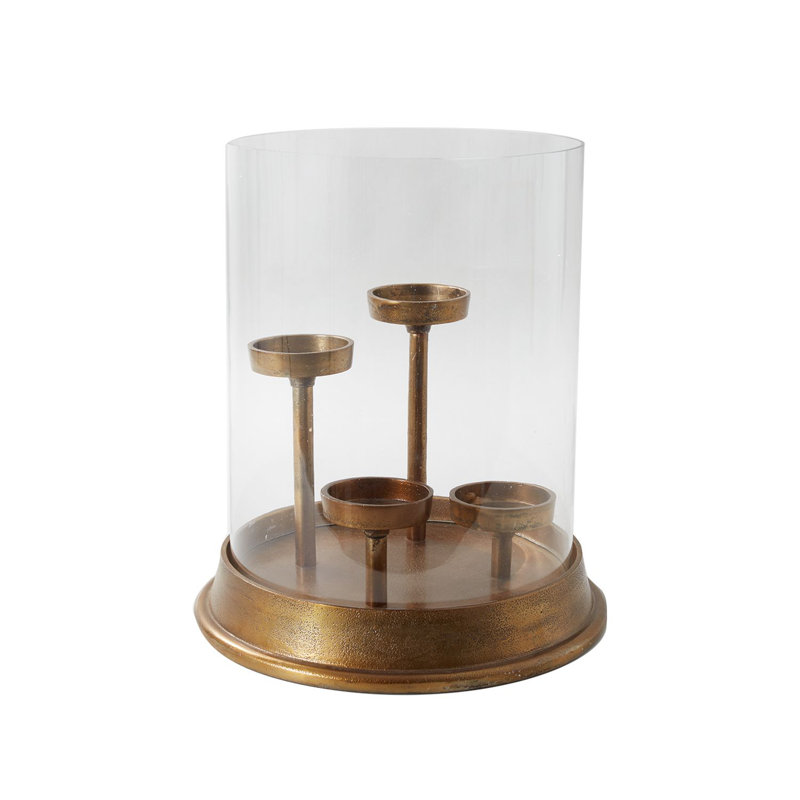 Bougeoir de table en métal 16,75 po