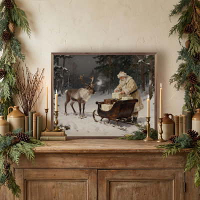 Santa's Sleigh In The Timber