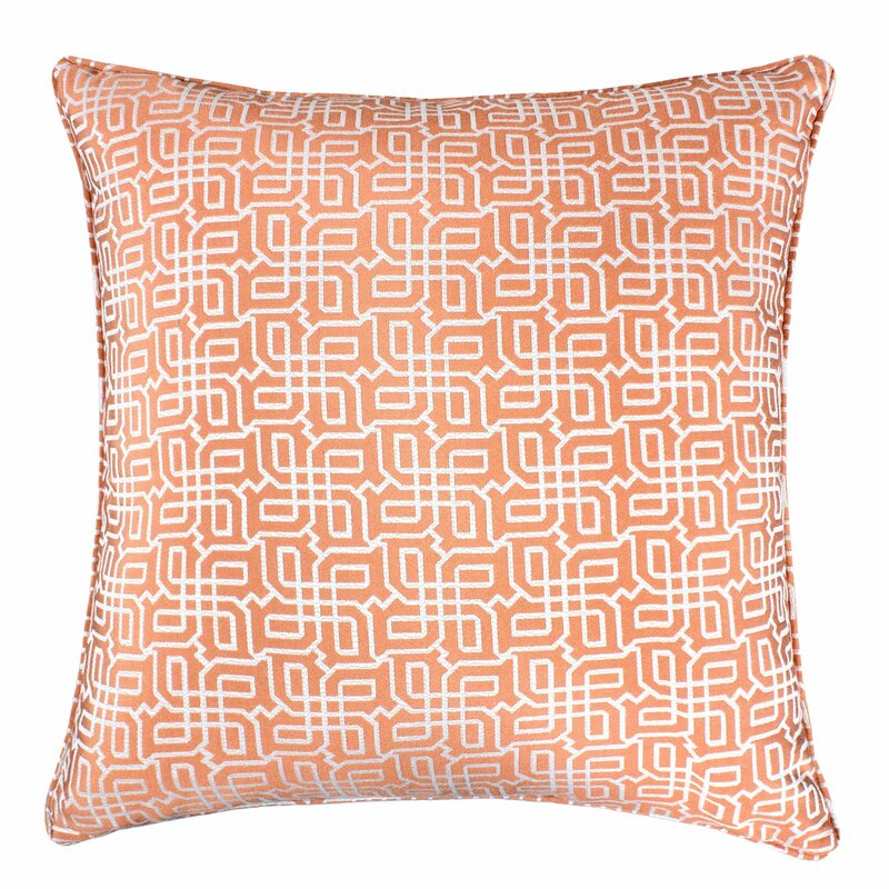 Pillow Geometric Pattern | Searching for stunning patio inspiration? These 9 outdoor essentials will bring your tiny patio over the top.